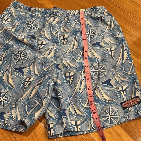 VINEYARD vines mens sailing print swim trunks size small. - Picture 4 of 11